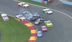 Nemechek, Rhodes collide collecting several others at Watkins Glen